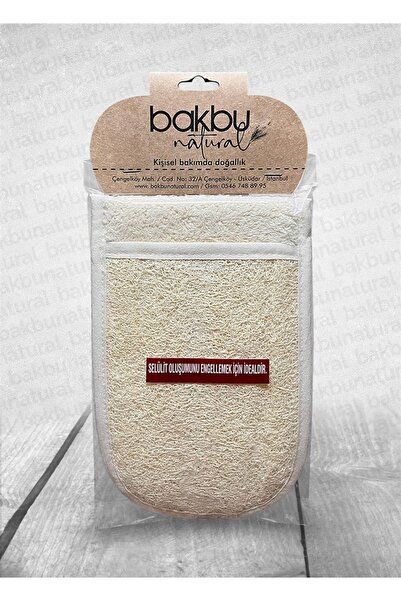 bakbu natural حقيبة استحمام مصنوعة يدويًا من ألياف اليقطين الطبيعية من Bakbu