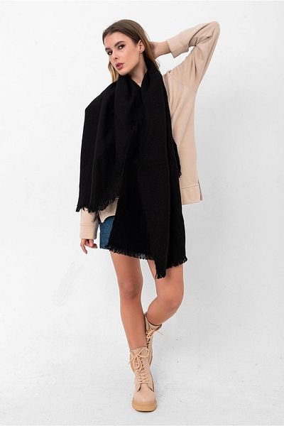 Saria Moda Soft Textured Thick Shoulder Shawl