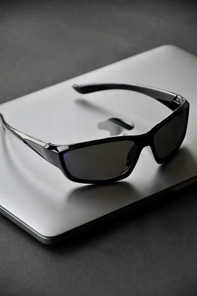 LOOKUP Tekno Sunglasses Unisex Men Women New Season Sports UV 400 Protected Ce Certificated Black Plain Glass