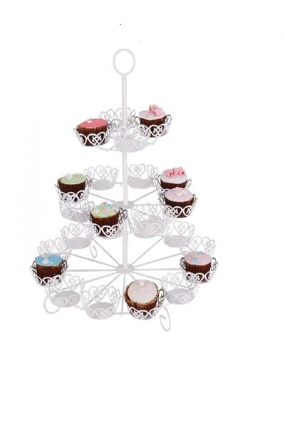 Genel Markalar Metal Cupcake Standı 3 Katlı / 24'lü