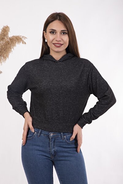 alita butik Kadın Kapüşonlu Bluz A22s101-1002