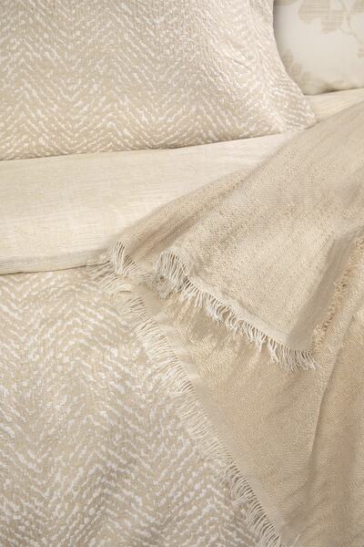 Yataş Etta Double Fall Winter Dowry Set 8 Pieces - Beige