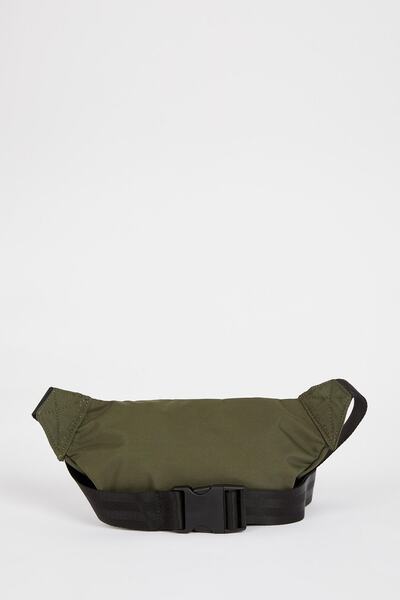 DeFacto Erkek Haki Ekstra Gözlü Ultra Hafif Bel Çantası U3650AZNS