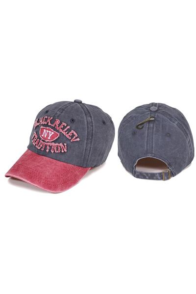 Trucker Blackrelev Model Vintage Hat Red Navy Blue