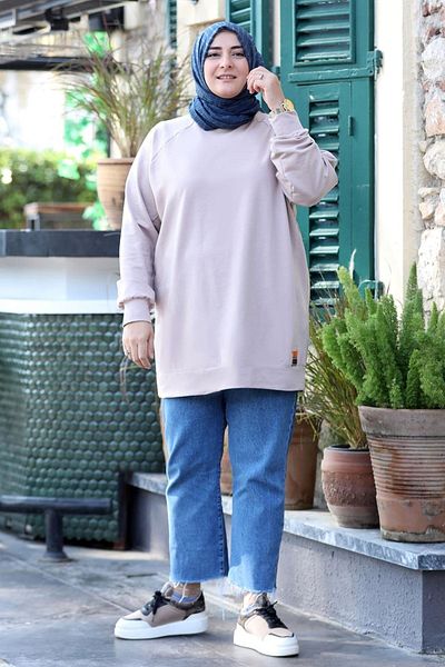 emsale Hijab Tunic| Alis| Camel - Ems