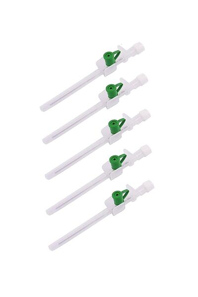 Genel Markalar Piercing Iğnesi, Yeşil Intraket Branül 100 Adet