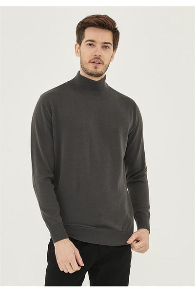 ORGANICATION Pullover - Grau - Figurbetont