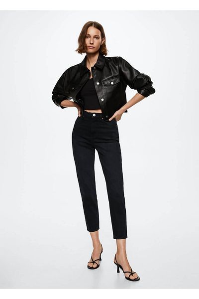 MANGO Woman Mom Comfort High Waist Jeans