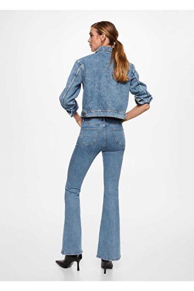 MANGO Woman Orta Bel Flared Jean