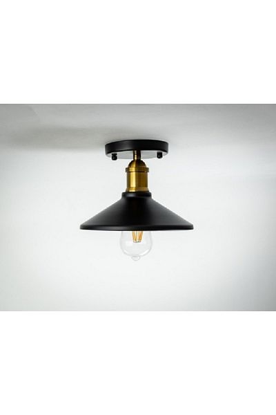 RİOLİGHT Retro4 Rustic Single Metal Pendant Lamp for Hallway with Kitchen Room - Diameter: 23cm