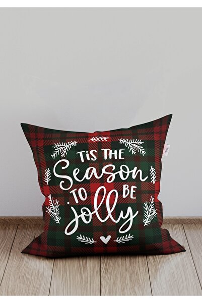 menesahome Christmas Plaid Throw Pillow Cover, Red Plaid Throw Pillow Cover, Plaid Pattern Throw Pillow Cover, Christmas Throw Pillow