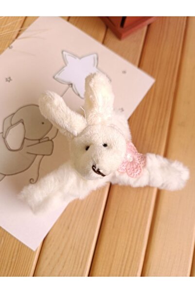 EyER Shoping Λούτρινη αγκράφα με φιγούρα κουνελιού