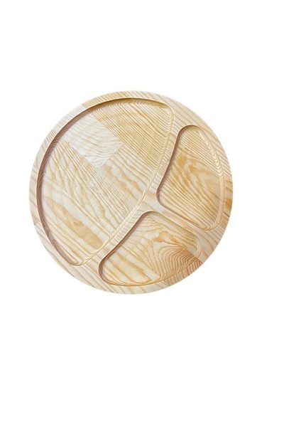 BERRY 's 3 Bolmeli Round Wooden Cerezlik