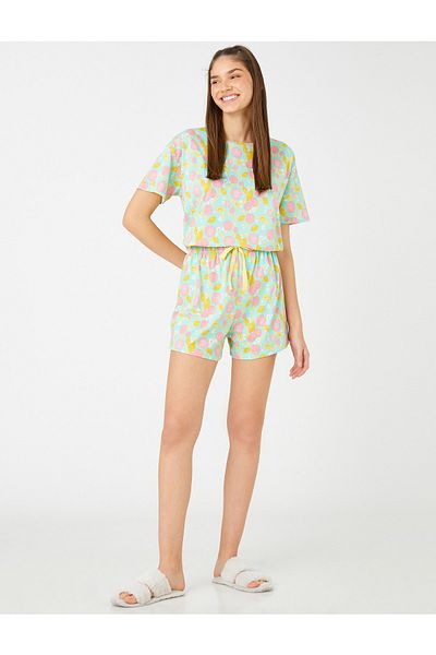 Koton Pyjama - Grün - Print