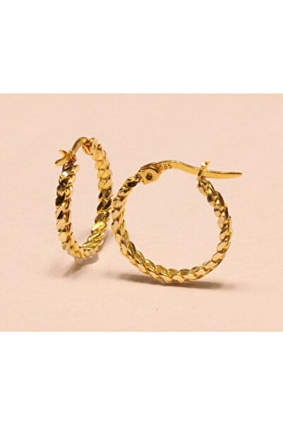 Hakan Güler Kuyumculuk 14 Ayar Altın Üçlü Burma Küpe