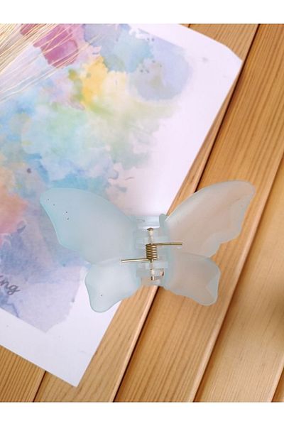 EyER Shoping Cataramă cu zăvor fluture pastel de cristal