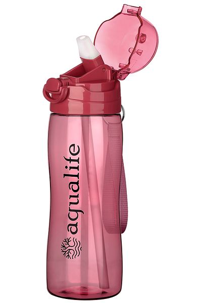 Emofom Water Bottle with Straw 750 ml PC (POLYCARBON) Water Bottle with Lock Lid Sports Water Bottle