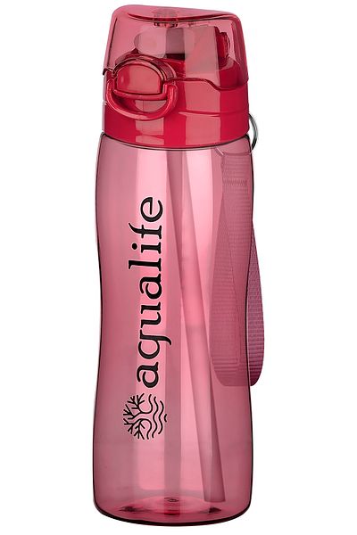 Emofom Water Bottle with Straw 750 ml PC (POLYCARBON) Water Bottle with Lock Lid Sports Water Bottle
