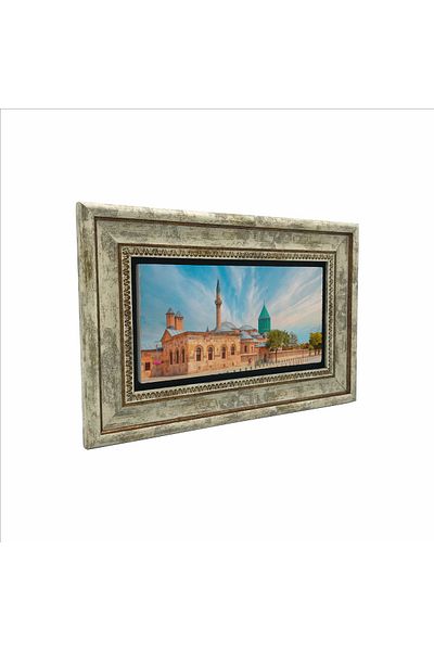 BAKSEPETE Konya Mevlana Tomb Printed Natural Stone Painting 20Cmx30Cm Drt-030