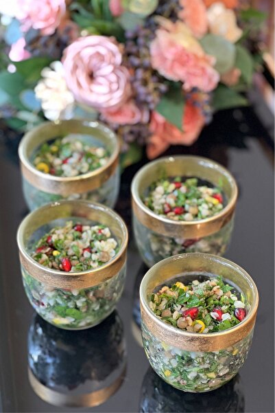 HERITAGE 1 Adet Altın Varak Bant Sosluk Sunumluk 8x7,5 Cm Tekli