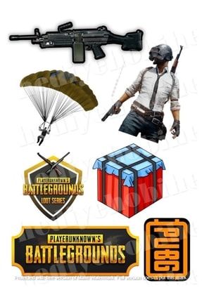 hediyehobihersey Pubg Yenilebilir Gıda Baskısı, Yenilebilir Pasta Süsü,  Kurabiye Şekerli Kağıt Fiyatı, Yorumları - Trendyol