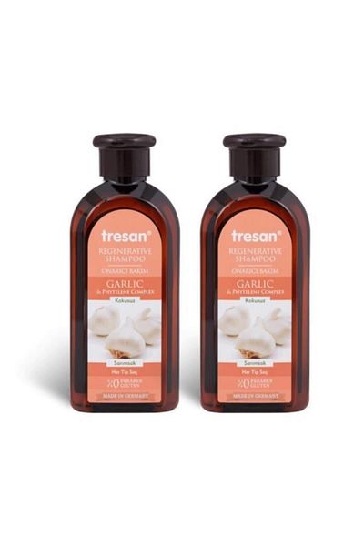 Tresan 300 ml Garlic Care Repair Shampoo - 2 Pieces