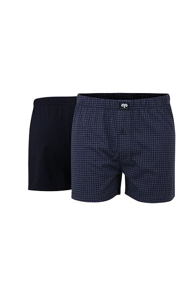 Ceceba Herren Shorts, 2er Pack - Boxershorts, Basic, Baumwolle, Single Jersey, M-3XL