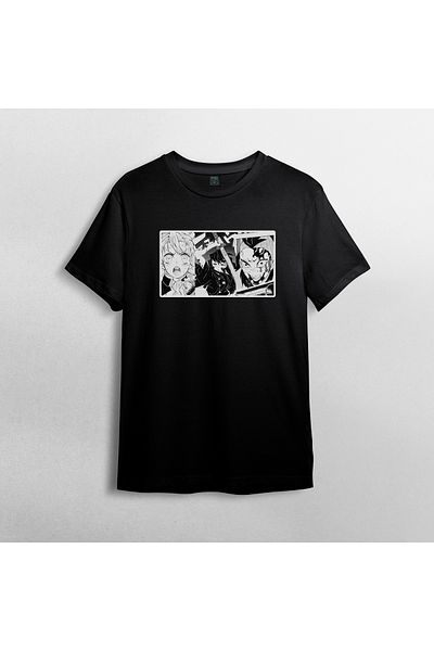 Pixxa Μοντέλο T-shirt Demon Slayer 100% Cotton Crew Neck - 5
