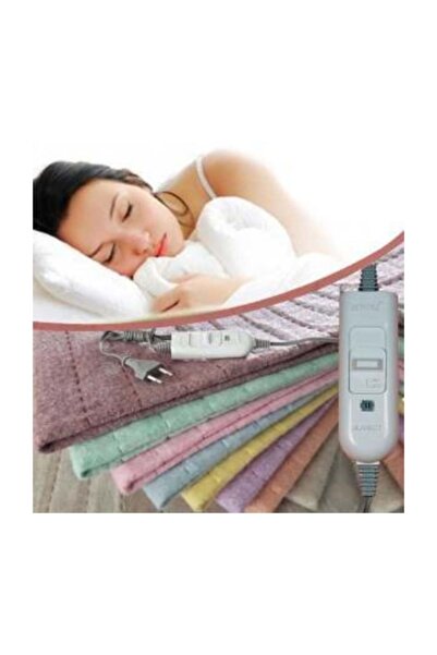 Romans Elektrikli Isıtıcı Battaniye 120x155 Cm -sütlü Kahve