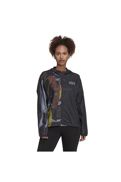 adidas Hm2625-k Tm Fast Jacket – Anthrazitfarbene Damenjacke