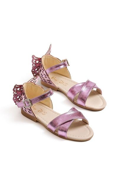 Baby DS Sandale roz fluture