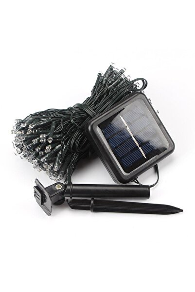 Schulzz Solar Dış Bahçe Güneş Enerjili 20metre 200 Led 8 Modlu Şerit Led Aydınlatma