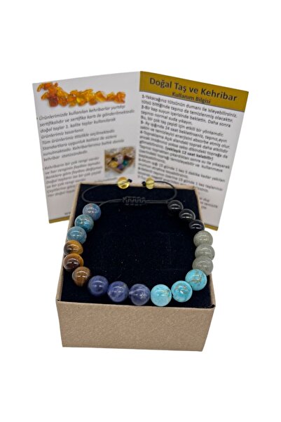 hediye ürün al Hakiki Doğal Taş Sınav Kaygısı Dikkat Eksikliği Giderici Özgüven Erkek Öğrenci Başarı Bilekliği