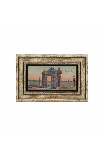 BAKSEPETE Dolmabahçe Printed Natural Stone Painting 20Cmx30Cm Drt-020