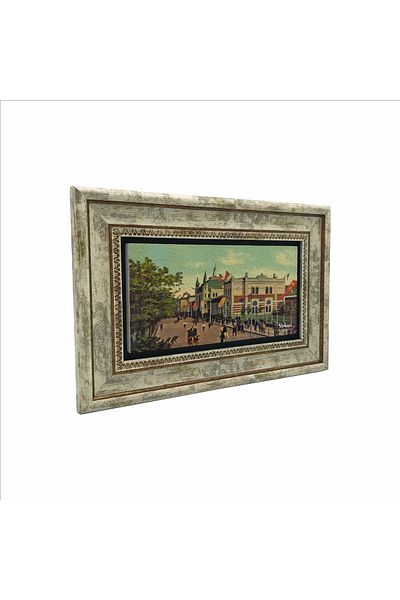 BAKSEPETE Vinegar Printed Natural Stone Painting 20 Cmx30 cm Drt-017