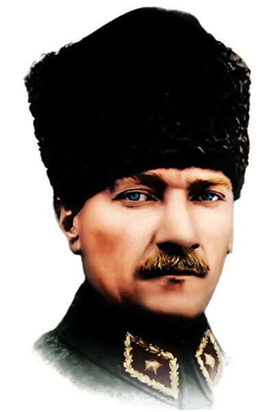 TSC Atatürk Araba Sticker Yapıştırması 18cm Ve 7cm 2 Adet Md2