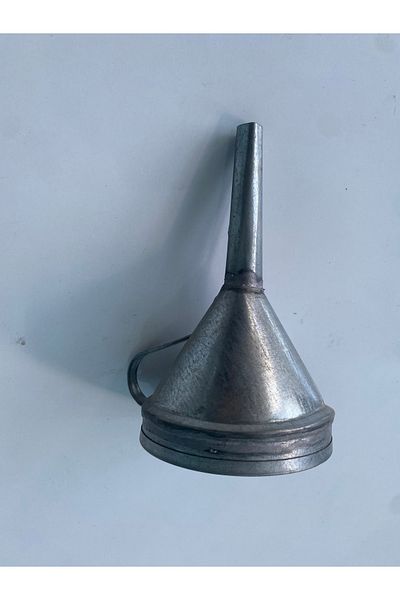 Tunca Funnel Metal Gasoline Mazot Oil Mini
