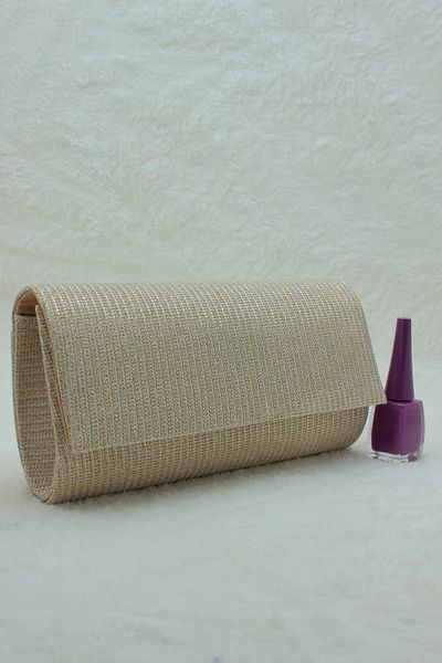 Sh Poly Βραδινό φόρεμα τσάντα Clutch Portfolio με λουράκι ώμου και τσάντα Çupra Gold 2023