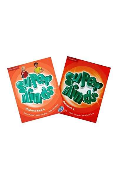 Cambridge Üniversity Prress Cambridge Super Minds 4 Учебник с DVD и работна т...