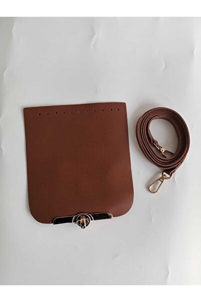 Hale Σετ τσάντας από συνθετικό δέρμα με εξάρτημα κλεισίματος, Ταν