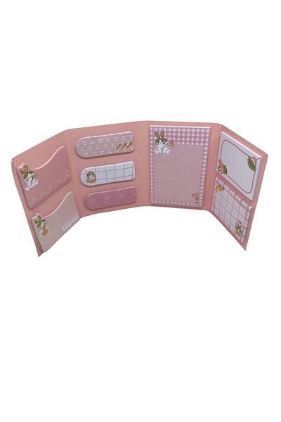 KRAF Cute Rabbit Adhesive Note Paper Set 160 Sheets