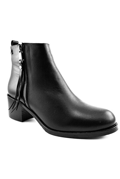 Venüs 1950910 Günlük Hakiki Deri Bot-siyah