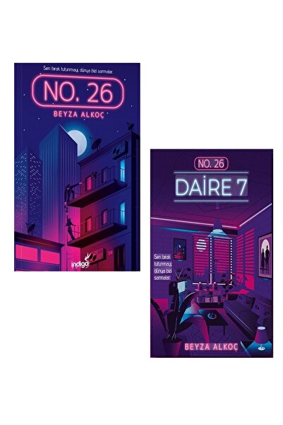 İndigo Kitap Beyza Alkoç 2'li Set ( No. 26 # Daire 7) Karton Kapak