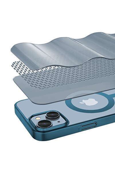 Buff Iphone 14 Magsafe Slim Fit Case Light Blue