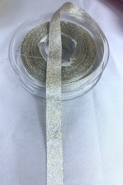 Hobigram Ασημί Ασημί Χρυσό Μικτή Κορδέλα Συσκευασίας Δώρου Η τιμή είναι για 1 μέτρο – Κορδέλα, Κομψό Σχέδιο – Kurd