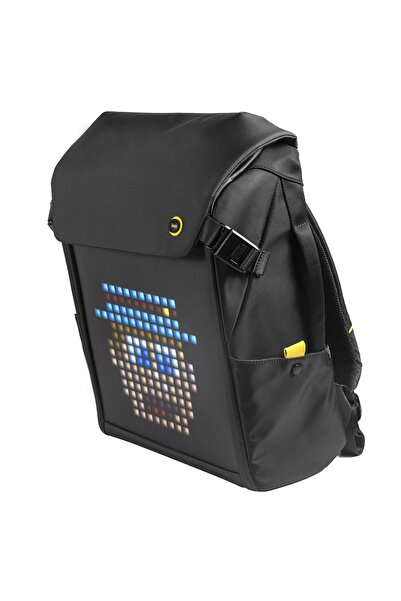 DIVOOM Backpack M Siyah Ledli Ekran App Kontrollü Akıllı Sırt Çantası