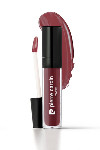 Pierre Cardin Staylong Lipcolor-Red Mulberry 5 مل - ملمع شفاه مقاوم للماء يدوم طويلاً 343