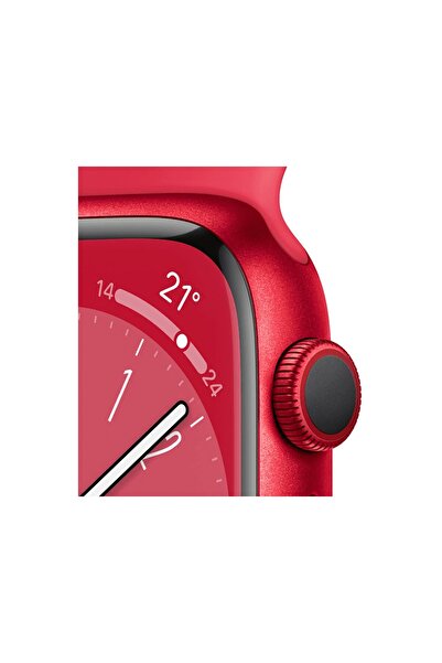 Apple Watch Series 8 Gps + Cellular 41mm Red Alüminyum Kasa