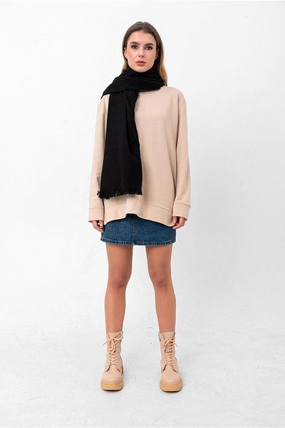 Saria Moda Soft Textured Thick Shoulder Shawl