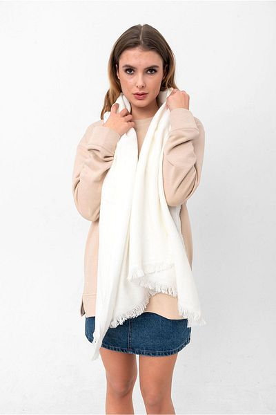 Saria Moda Soft Textured Thick Shoulder Shawl